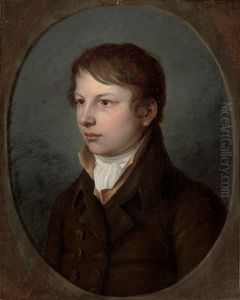 Portrait Of A Boy In A Brown Coat