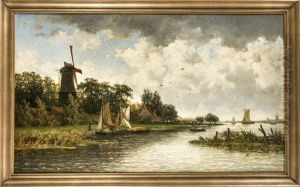 Ansicht Auf Den Kralingse Plas (gewasser Bei Rotterdam)