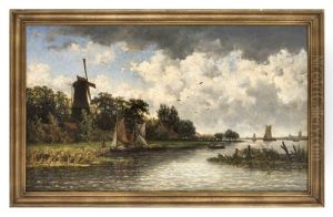 Ansicht Auf Den Kralingse Plas (gewasser Bei Rotterdam)