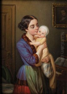 Joy Of Motherhood by Heinrich Wilhelm Ed. Vogel