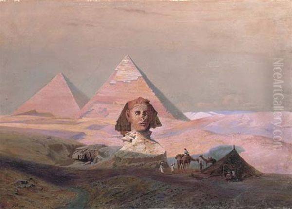 Pyramids At Giza - view 1