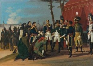 Napoleon Devant Madrid by Ludwig (Georg L.) Vogel