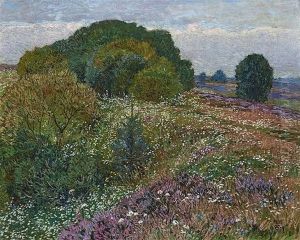 Edge Of The Heath (heath Landscape I) by Heinrich Vogeler
