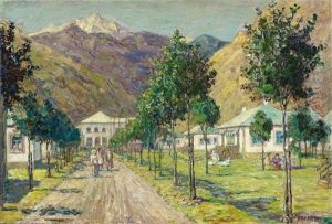 Tyrnyaus-kombinat. Neues Stadtchen In Kabardino Balkarien by Heinrich Vogeler