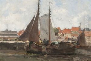 Canal With Boats (ca. 1874) Canal With Boats (ca. 1874)