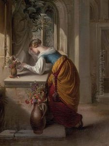 Gretchen Vor Der Statue Der Heiligen Maria
