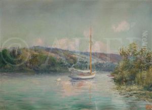 Voilier Sur La Riviere by Paul Vogler