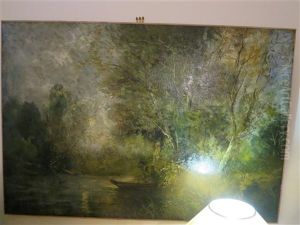 Bord De Riviere Au Crepuscule by Paul Vogler