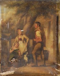 Collecting The Pails by Henry Perronet Briggs