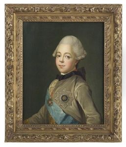 Portrait Of Grand Duke Pavel Petrovich (1754-1801), Later Emperor Paul I Of Russia by Jean-Louis Voilles