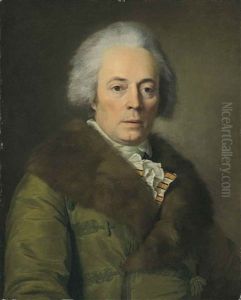 Portrait Of John Cayley (1730-1795), Bust-length by Jean-Louis Voilles