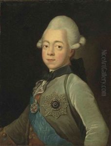 Grand Duke Paul Petrovich Of Russia, The Future Emperor Paul I, With The Sash And Star Of The Order Of Saint Andrew The First-called, And The Star Of The...