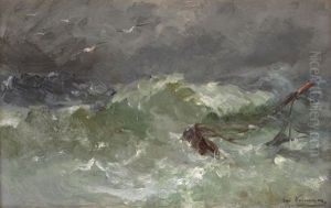 Furtuna Pe Mare by Eugen (Cean) Voinescu