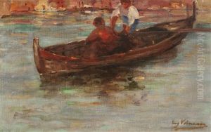 Children Sailing On The Lagoon