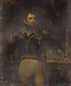Portrait Of A Member Of The Scott Family by Henry Perronet Briggs