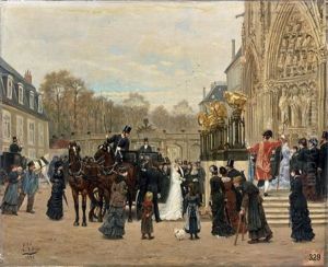 Un Mariage Mondain A La Basilique Saint-epvre (nancy)