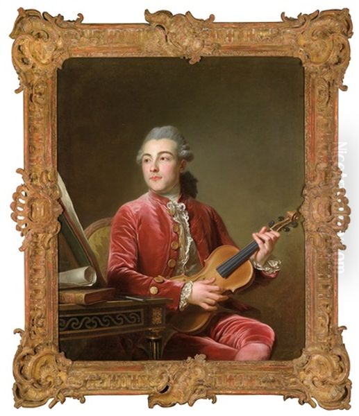 Bildnis Eines Herrn Mit Violine - view 1