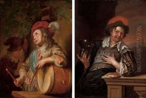 Drummer Boy (+ A Gentleman Drinking From A Roemer And Eating Bread; Pair)
