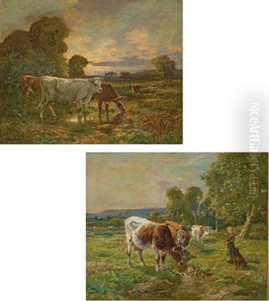 Vaches Dans Un Pre (2 Works) - view 1