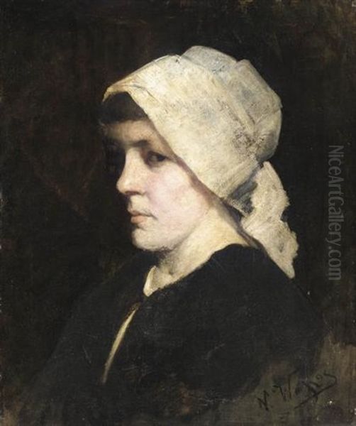 Young Woman In Profile - view 1