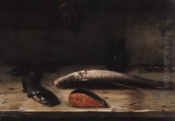 Still Life With Fish And Jug - view 1