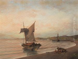 Bay Of Volos by Konstantinos Volanakis