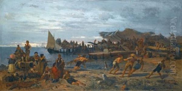 A Bustling Shore - view 1