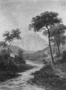 Cottages By A Mountain Stream Outside Berchtesgaden by Raimund Volanek