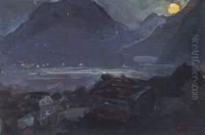 Eine Mondnacht by Robert Voelcker