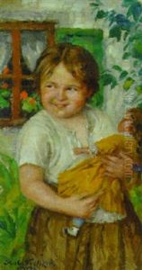 Madchen Mit Puppe