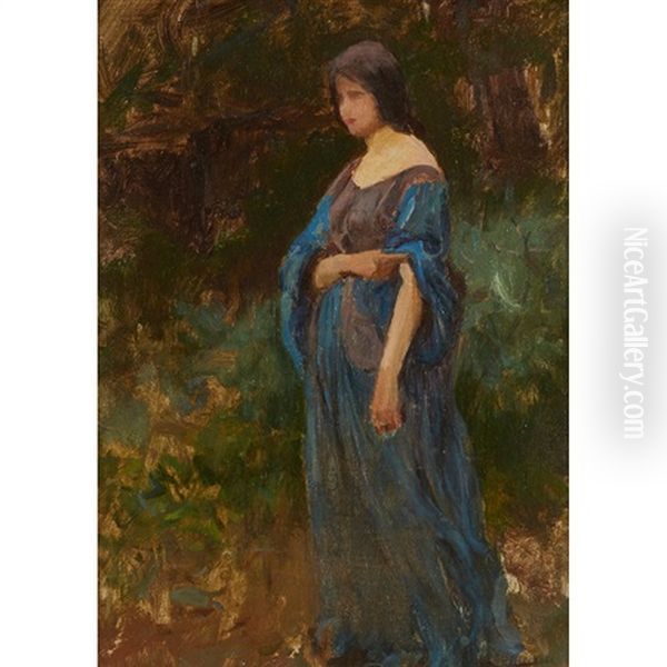 Woman In A Landscape - view 1