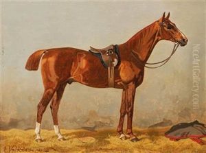 Chestnut In The Stable