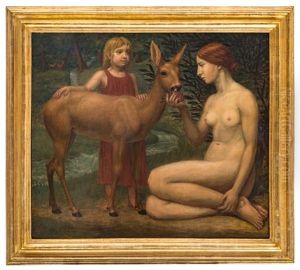 Rehnymphe by Arthur Volkmann