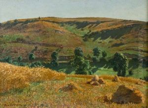 Wheat Sheaves by Hans Richard Von Volkmann