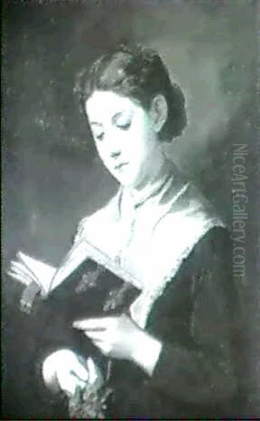 Junges Madchen Mit Buch - view 1