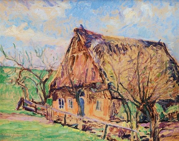 Farmhouse In Early Spring - view 1