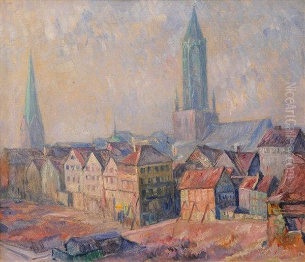 Old Hamburg With St. James Church - view 1