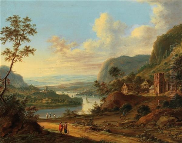A Pair Of Extensive River Landscapes - view 1