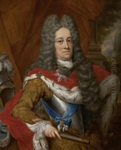 Portrait Of A Military Gentleman (frederick Iv?) Wearing The Order Of Elephantordenens