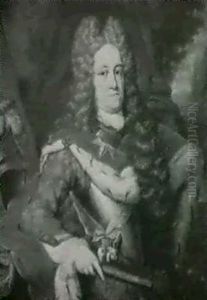 Portraet Af Overhofmarskal, Statholder I Norge Waldemar     Lovendal, Son Af Ulrik Frederik Gyldenlove by Johannes Vollevens the Younger