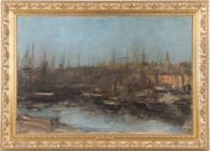 Vue Du Vieux Port by Alexis Vollon