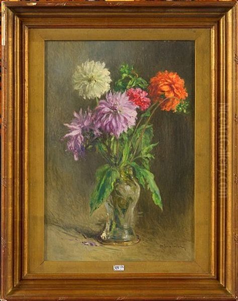 Vase De Dahlias - view 1