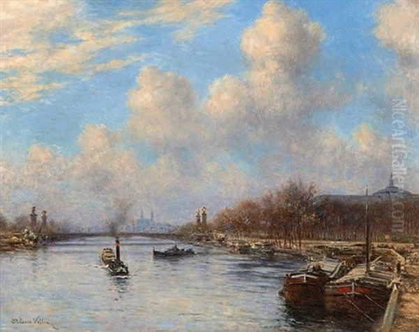 Vue De La Seine Avec Le Pont Alexandre Iii, Paris - view 1
