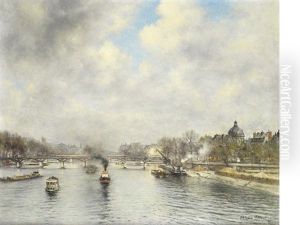 Le Pont Des Arts by Alexis Vollon