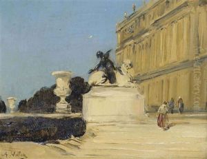 Vue Du Chateau De Versailles by Alexis Vollon