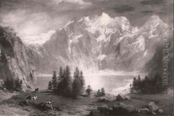 Alpine Lake Landscape - view 1