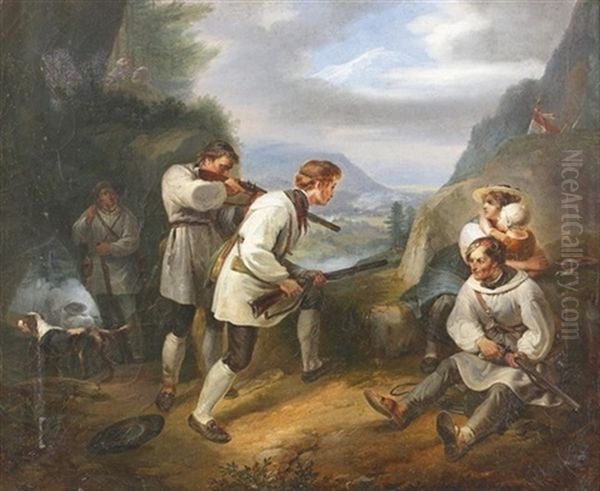 Alpler Im Kampf Mit Franzosen - view 1