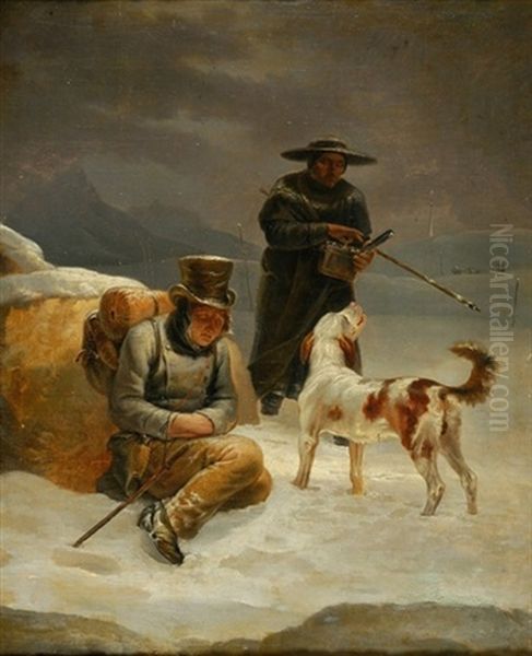 Rettungsszene Auf Dem Grossen St. Bernhard - view 1