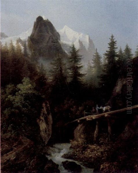 Landschaft In Den Hochalpen - view 1