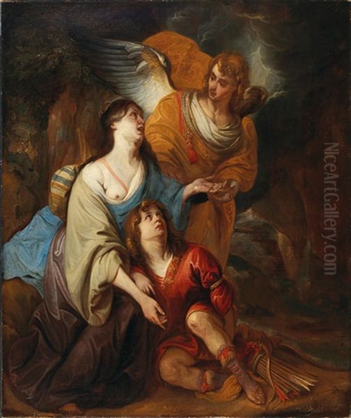 Hagar And Ismael - view 1